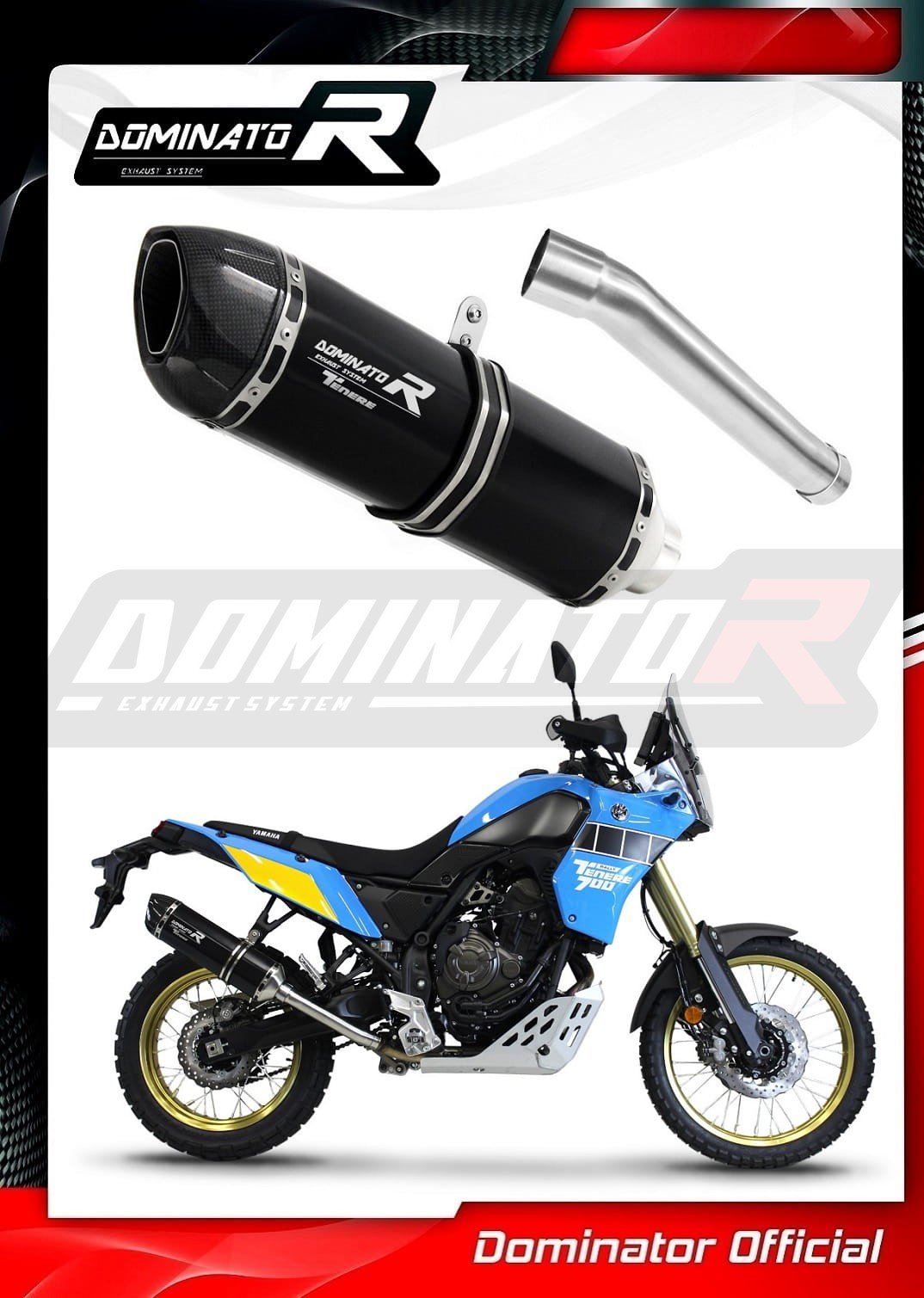 Pot D Echappement Et Ligne Complete Yamaha Tenere 700 2021 2024 HP1