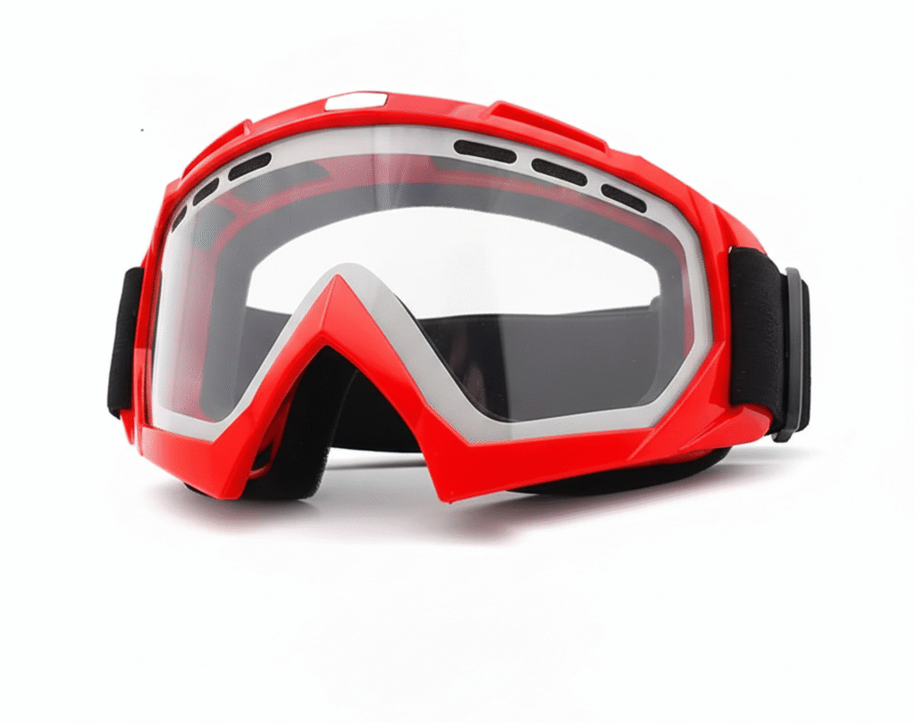 LUNETTES MOTOCROSS ROUGE