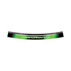 WHEEL STRIPS 8PCS “”PERFORMANCE”” GREEN FLUO WITH MICRO BUBBLES AGAINST SCRATC