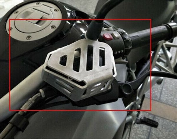 PROTEGE BOCALES HUILE AVANT ALUMINIUM R1200GS R1250GS GRIS