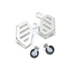 PROTEGE BOCALES HUILE AVANT ALUMINIUM R1200GS R1250GS GRIS
