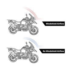DEFLECTEUR D’AIR AVANT R1200GS R1250GS CLAIR