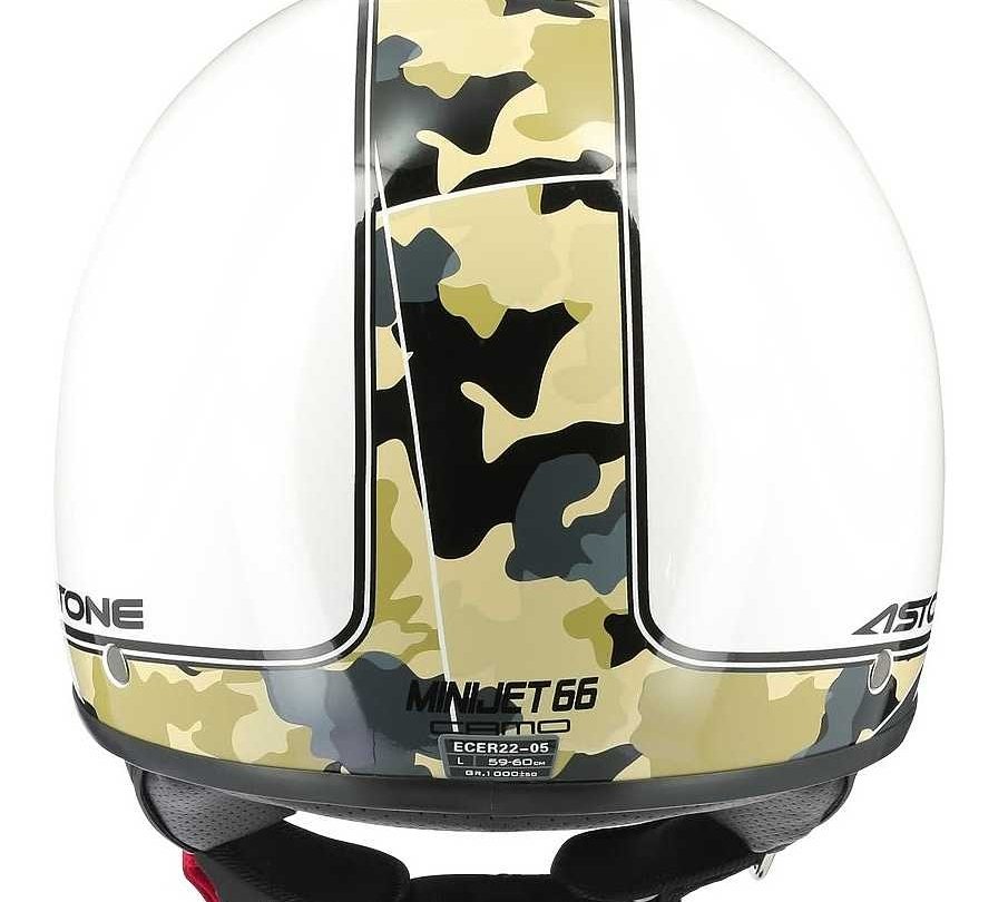 CASQUE ASTONE MINIJET 66 CAMO BLANC
