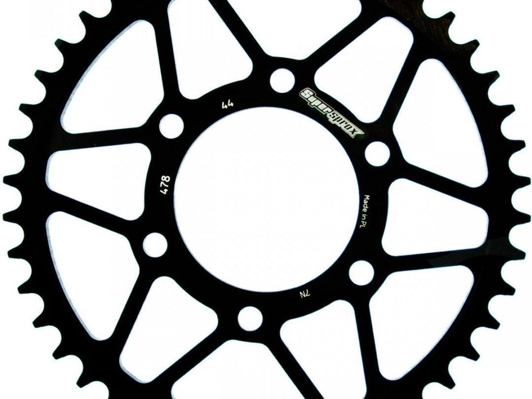 SUPERSPROX STEEL REAR RFE-478: 44 DENTS-NOIR