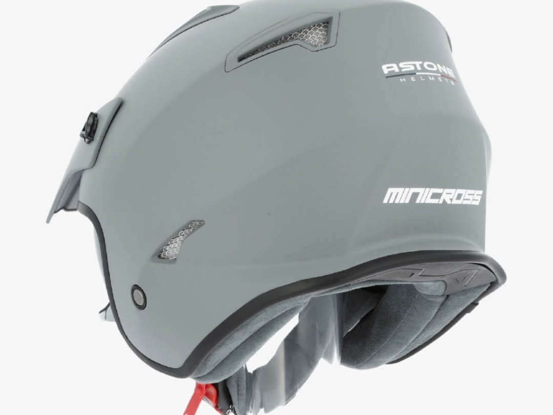 CASQUE ASTONE MINICROSS MATT GREY