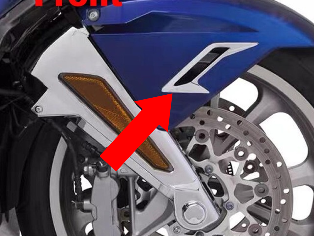 GARDE BOUE AVANT CHROME DECORATION HONDA GOLDWING 18-23