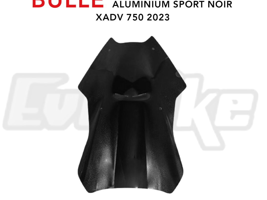 BULLE ALUMINIUM SPORT NOIR XADV 750 2023