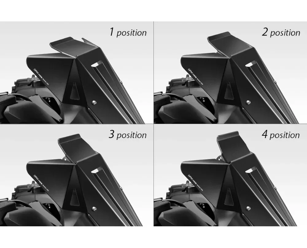 BULLE ALUMINIUM SPORT NOIR XADV 750 2023