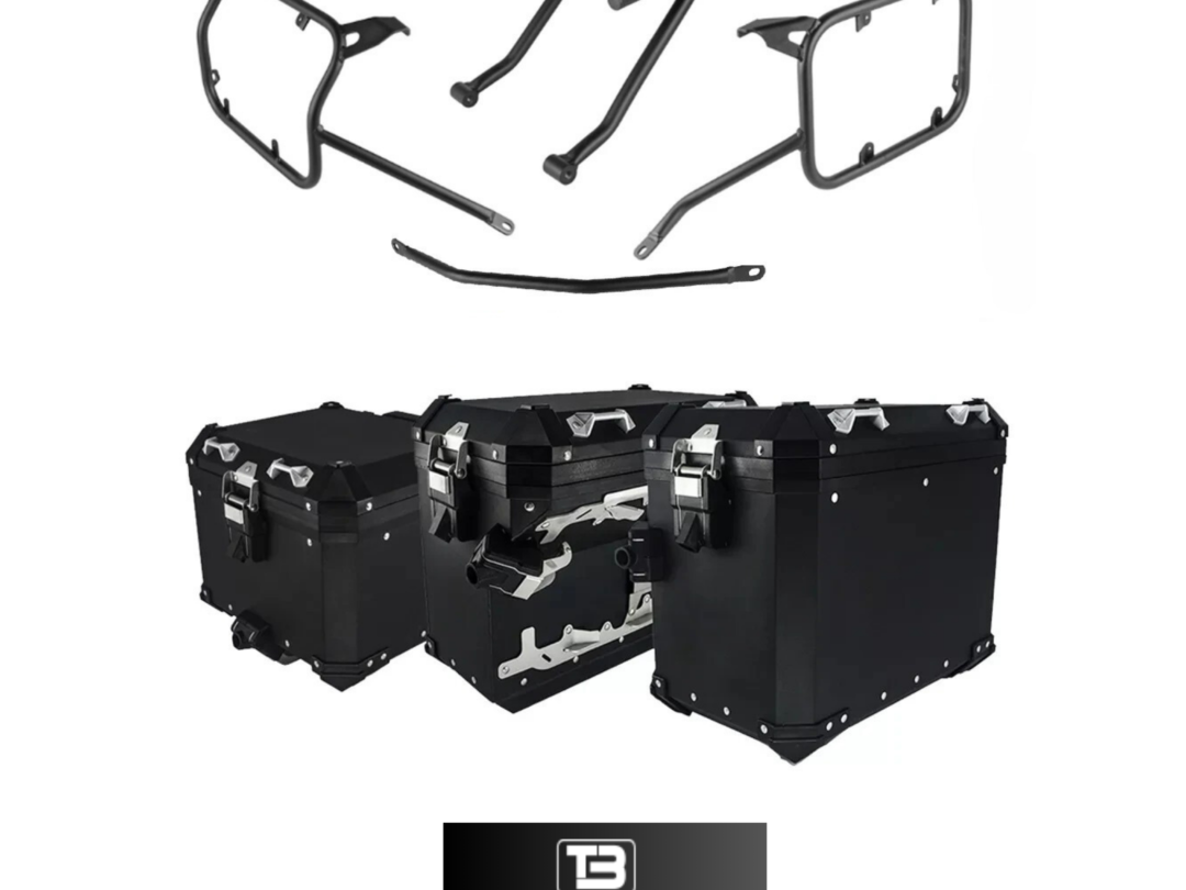 KIT VALISE ALUMINIUM BTECH PERFORMANCE SUZUKI VSTROM 1050 NOIR 40/40+45