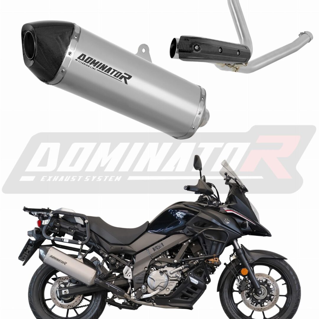 Pot d’ehapement suzuki DL 650 V-STROM HP1 2017 – 2023 AVEC DECATALYSEUR + dB killer medium