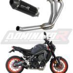 Yamaha-MT-09-2021—2022-Full–Exhaust-System-Muffler-Auspuff-Sportauspuff-Silencer-Echappement-Silencieux-Scarico-Scarichi-Escape-Collector-Manifold-Wydech-Tlumik–HP3-BLACK-Low-Level–DOMINATOR-EXHAUST-SYSTE