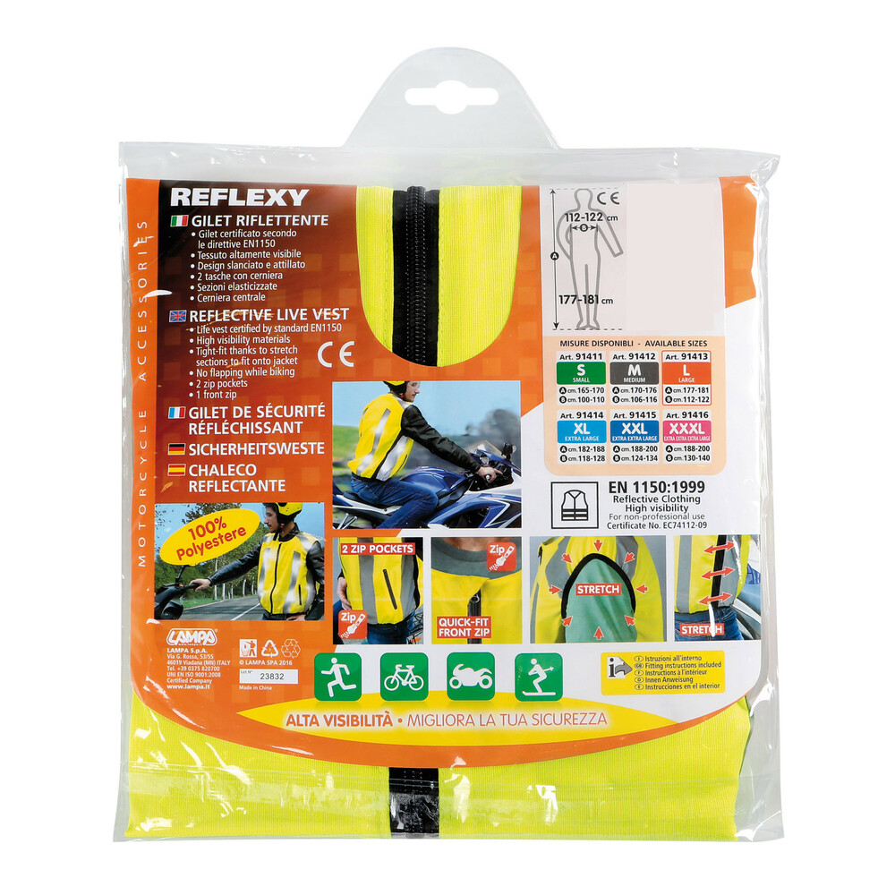 Reflexy, gilet reflechssant – jaune