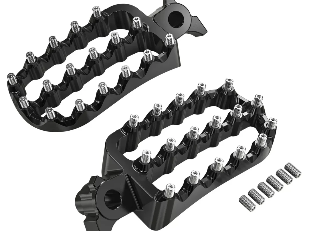 REPOSE PIED POINTU AVANT YAMAHA TENERE 700 NOIR