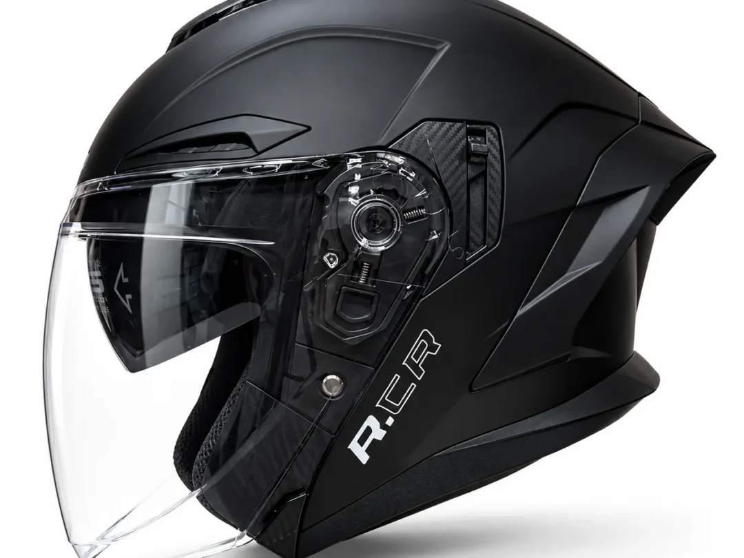 CASQUE JET RIO RCR NOIR MATT