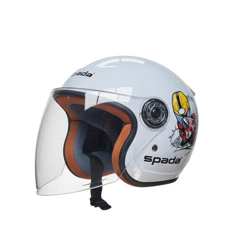 CASQUE SPADA KIDS BLANC
