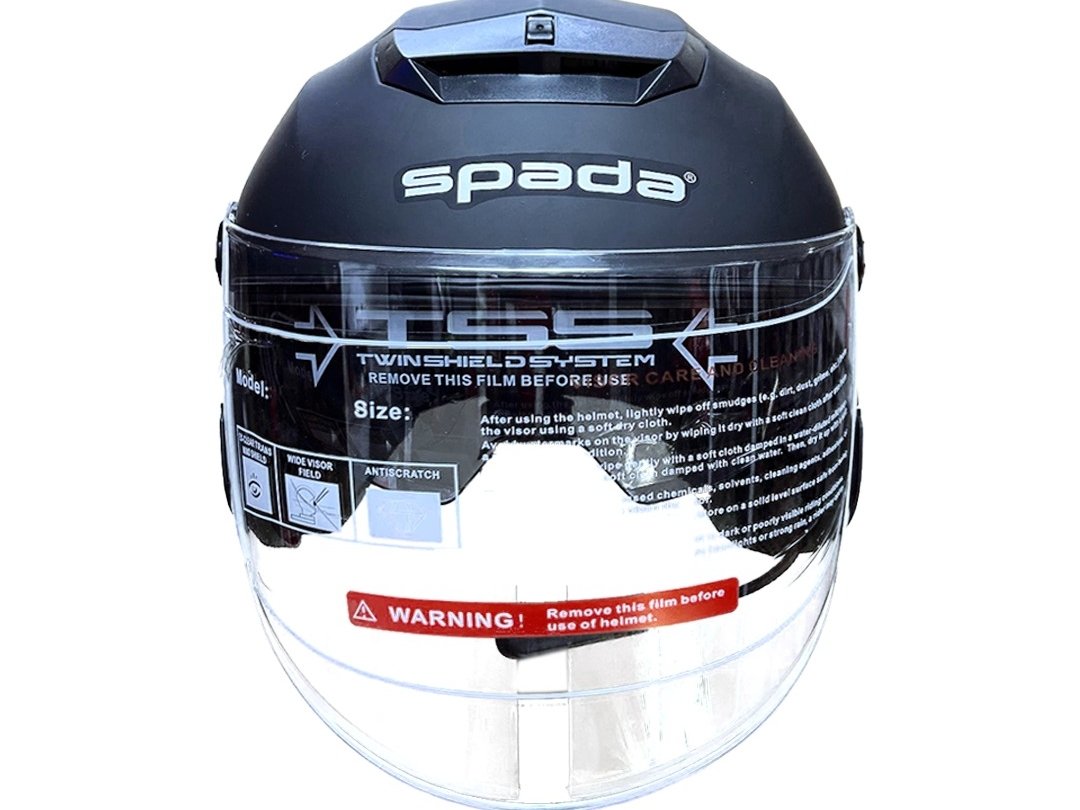 CASQUE SPADA TITAN NOIR MATT + BLEUTOOTH GRATUIT
