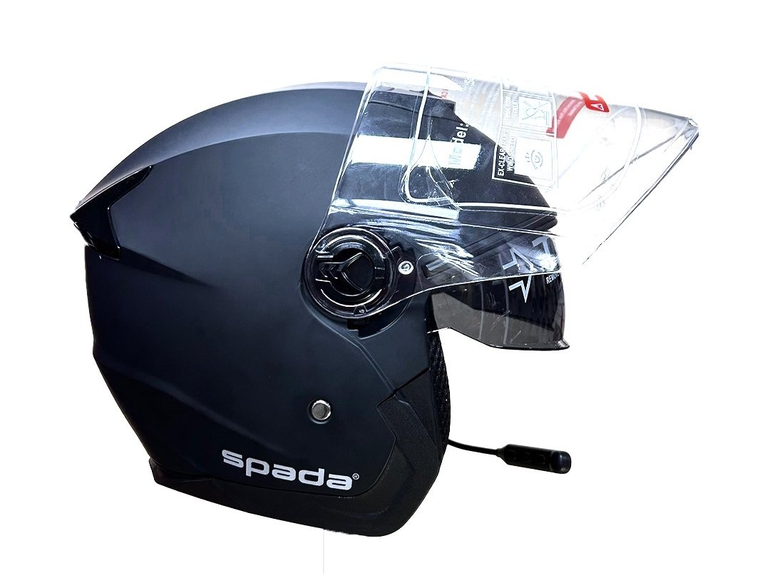 CASQUE SPADA TITAN NOIR MATT + BLEUTOOTH GRATUIT