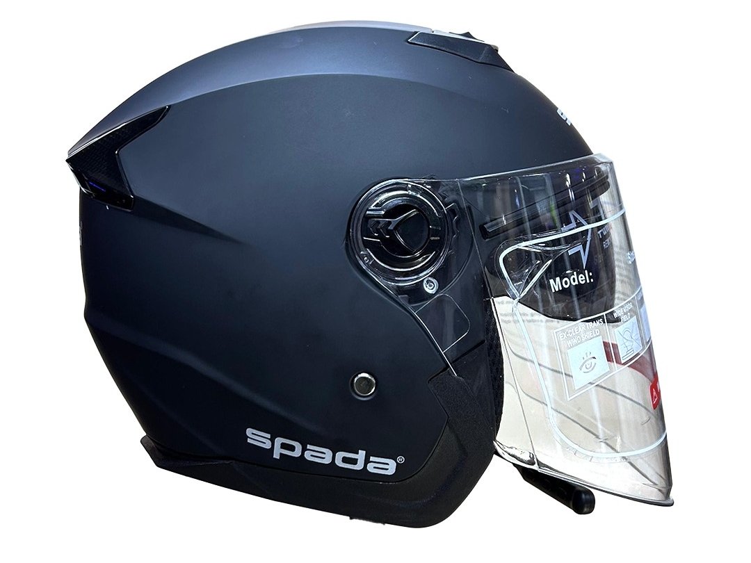 CASQUE SPADA TITAN NOIR MATT + BLEUTOOTH GRATUIT