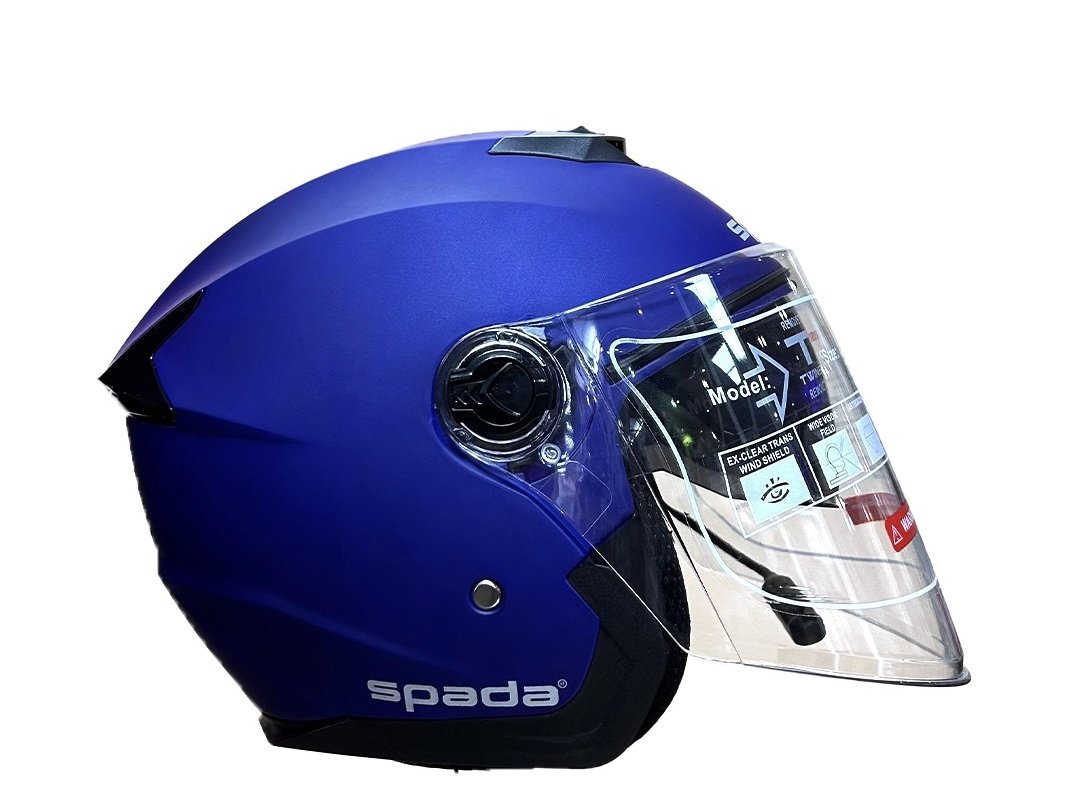 CASQUE SPADA TITAN BLEU + BLEUTOOTH GRATUIT