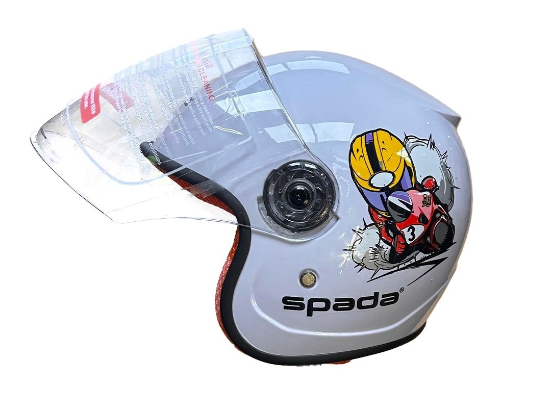 CASQUE SPADA KIDS BLANC