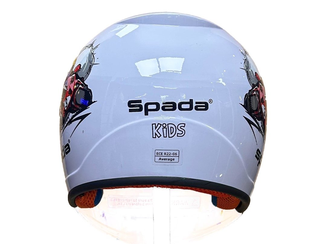 CASQUE SPADA KIDS BLANC