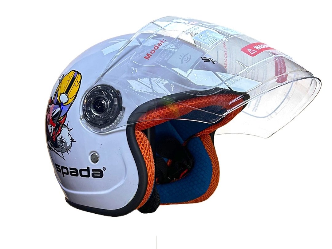 CASQUE SPADA KIDS BLANC