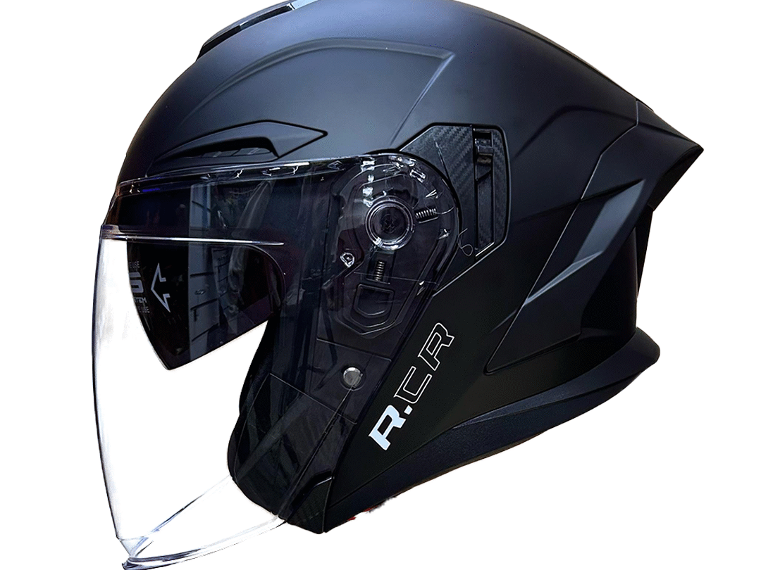 CASQUE JET RIO RCR NOIR MATT