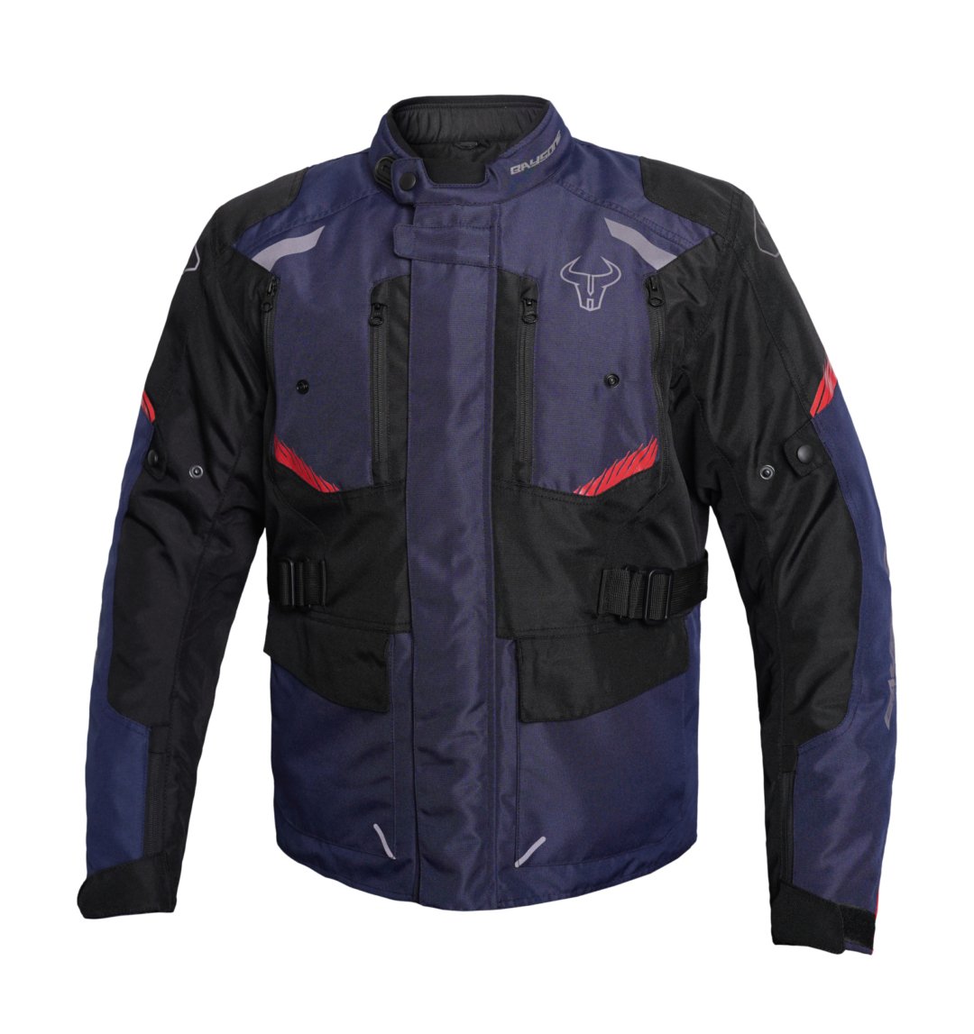 JACKET BAYSONE SAFARI 2.0 NOIRROUGEBLEU 1