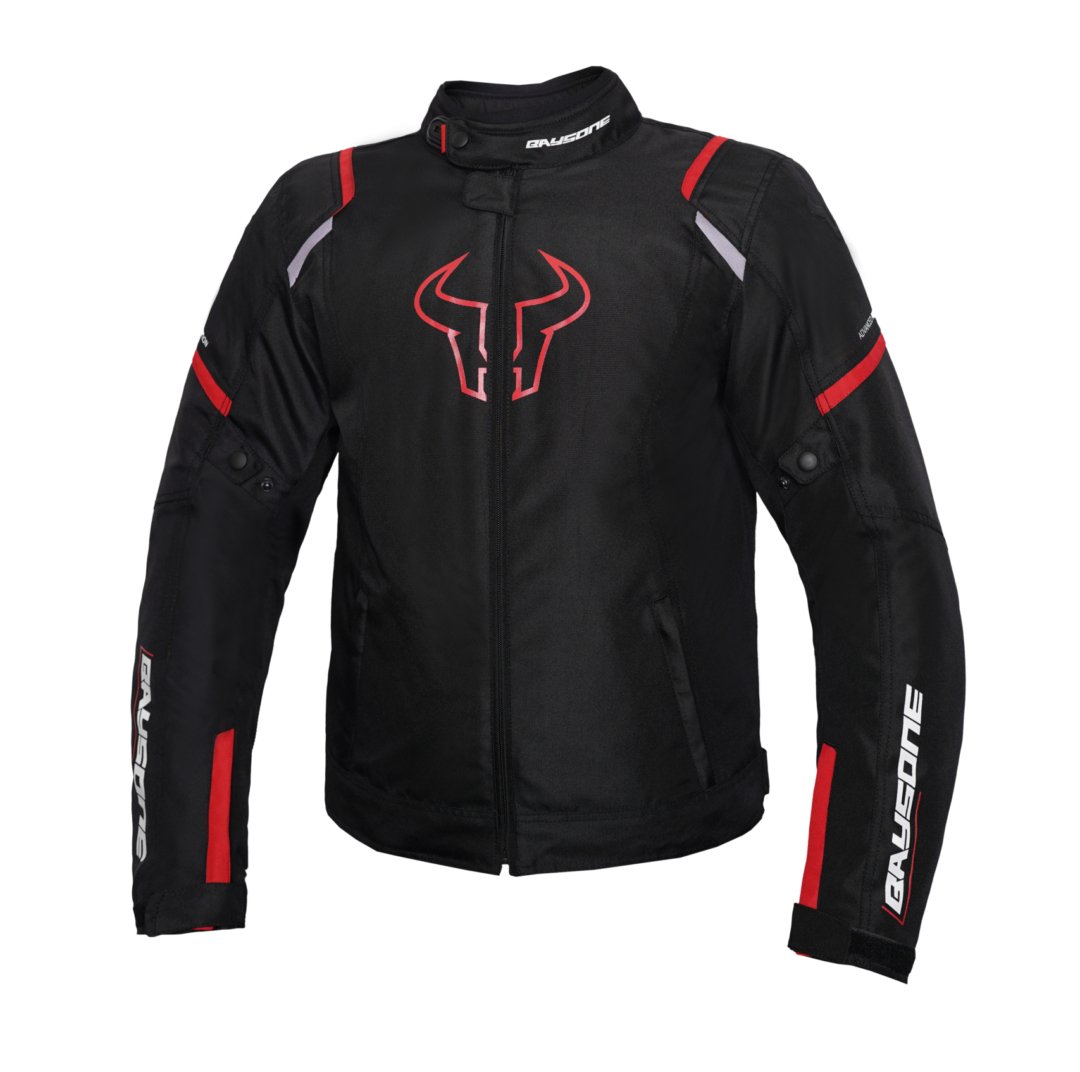 JACKET BAYSONE TECH4 NOIRROUGE 1