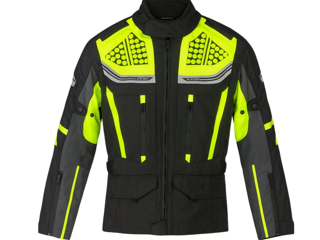 JACKET HOMME AXO NOIR/FLUO