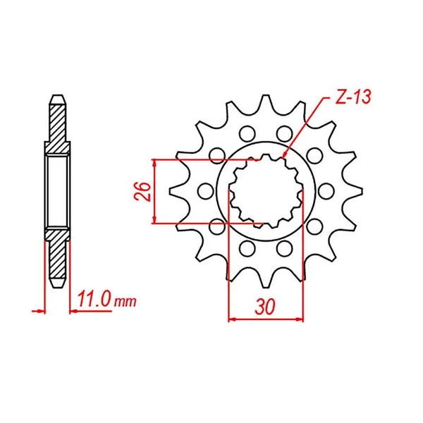 PIGNON MTX COMPATIBLE CST-1591:15