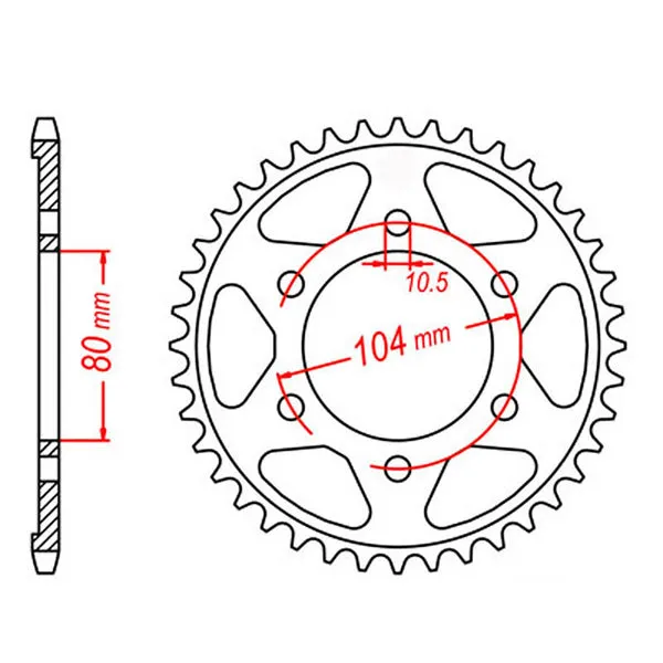 COURONNE MTX COMPATIBLE RFE-1489:44