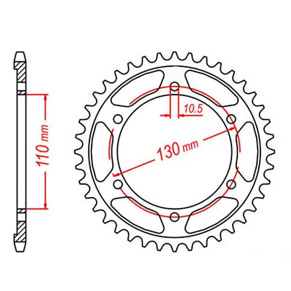 COURONNE MTX COMPATIBLE RFE-480:46