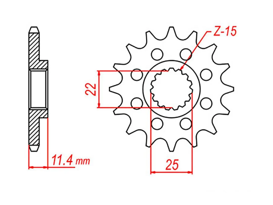 PIGNON MTX COMPATIBLE CST-1902:16