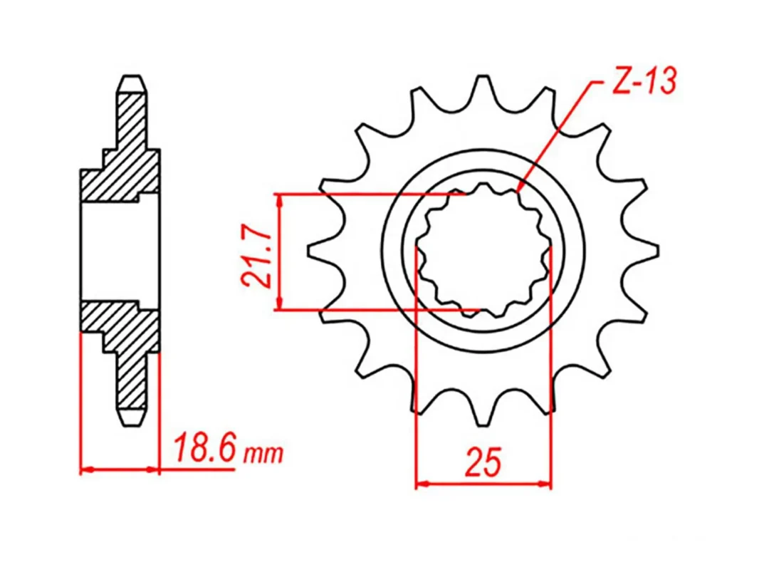 PIGNON MTX COMPATIBLE CST-1538:15
