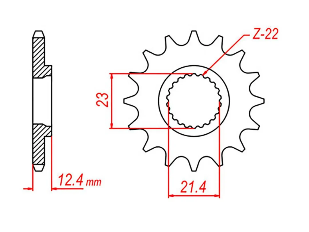 PIGNON MTX COMPATIBLE CST-1594:15