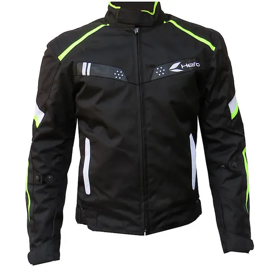JACKET HOMME HERO HR-879 NOIR/FLUO