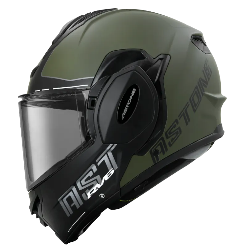 CASQUE ASTONE RV6 VERT BLANC