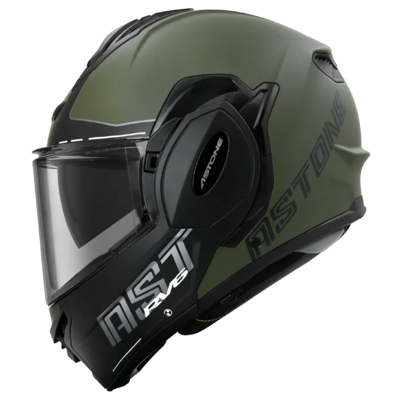 CASQUE ASTONE RV6 VERT BLANC