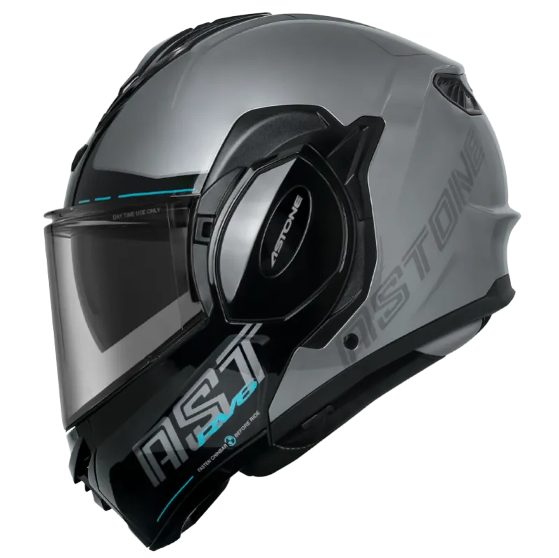 CASQUE ASTONE RV6 GRIS BLEU