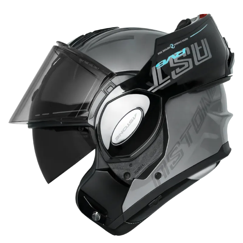 CASQUE ASTONE RV6 GRIS BLEU