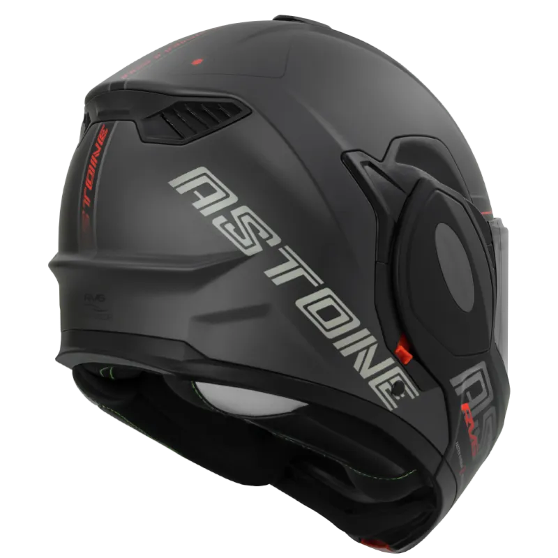 CASQUE ASTONE RV6 GRIS ROUGE