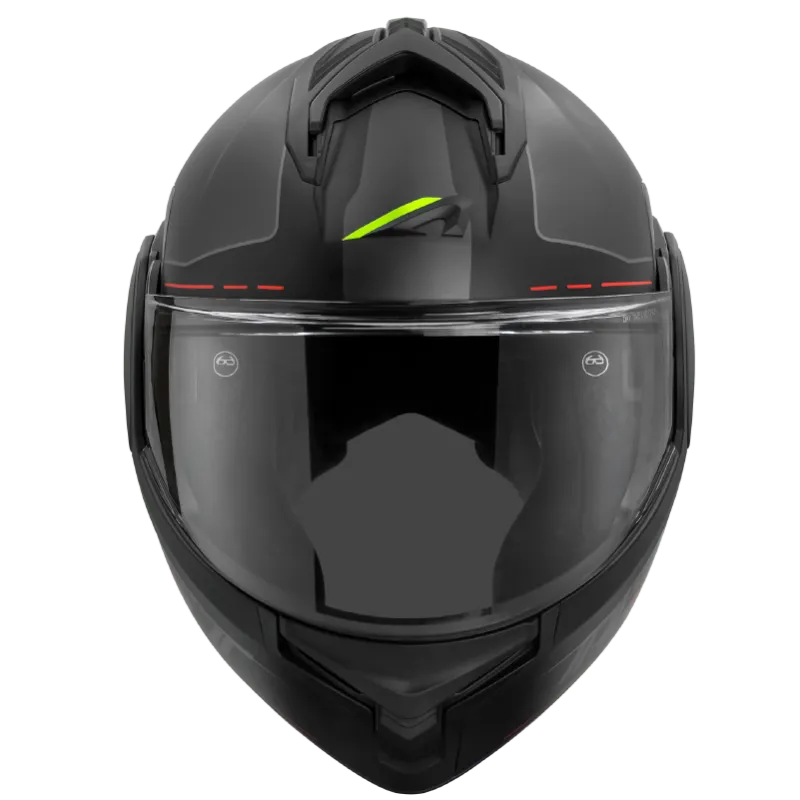 CASQUE ASTONE RV6 GRIS ROUGE