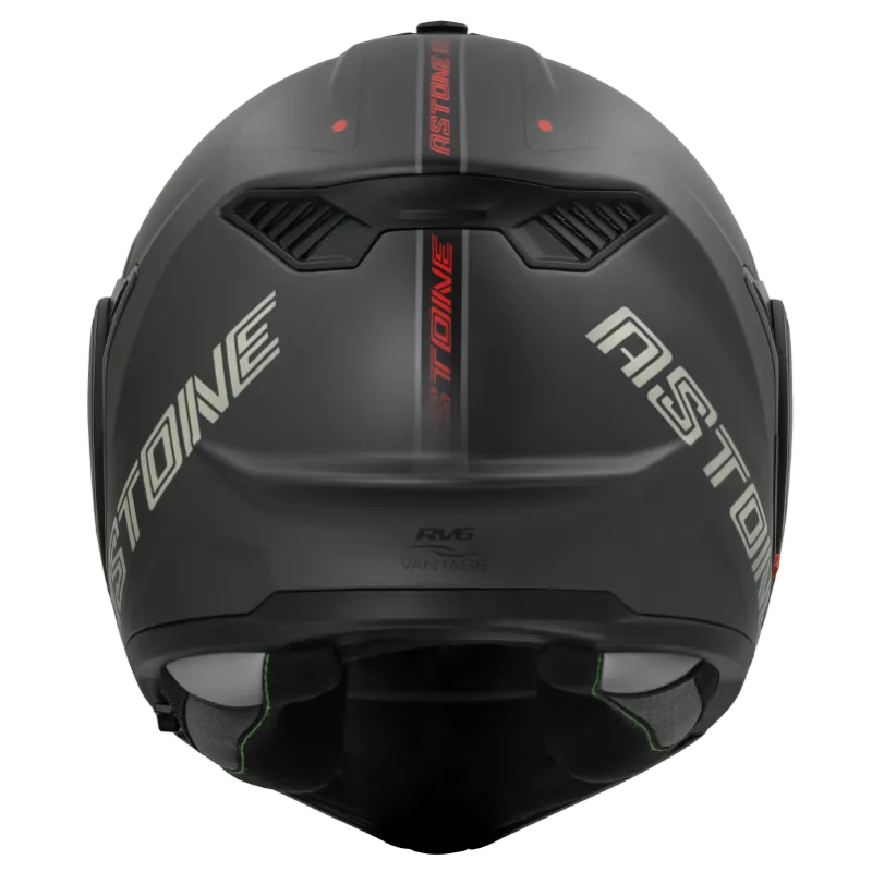 CASQUE ASTONE RV6 GRIS ROUGE