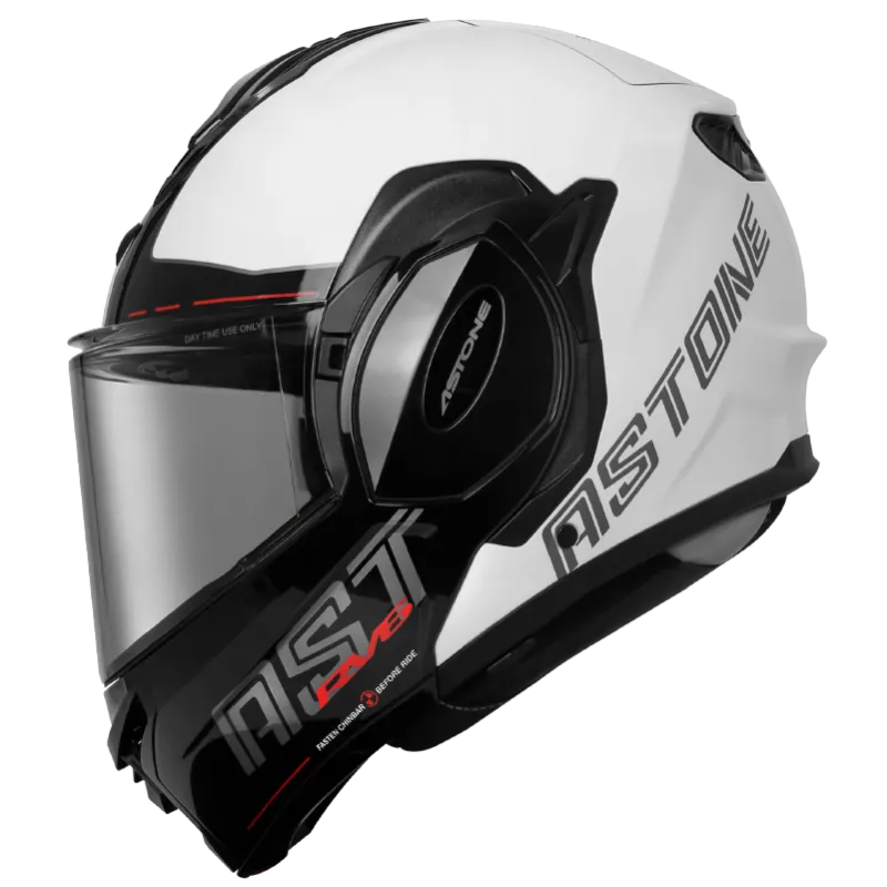 CASQUE ASTONE RV6 BLANC ROUGE