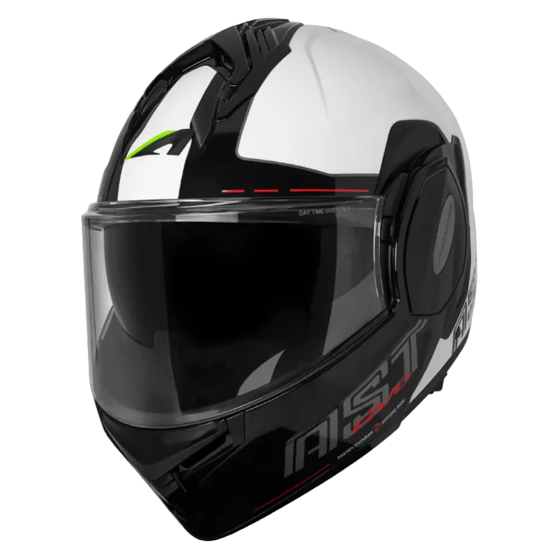 CASQUE ASTONE RV6 BLANC ROUGE
