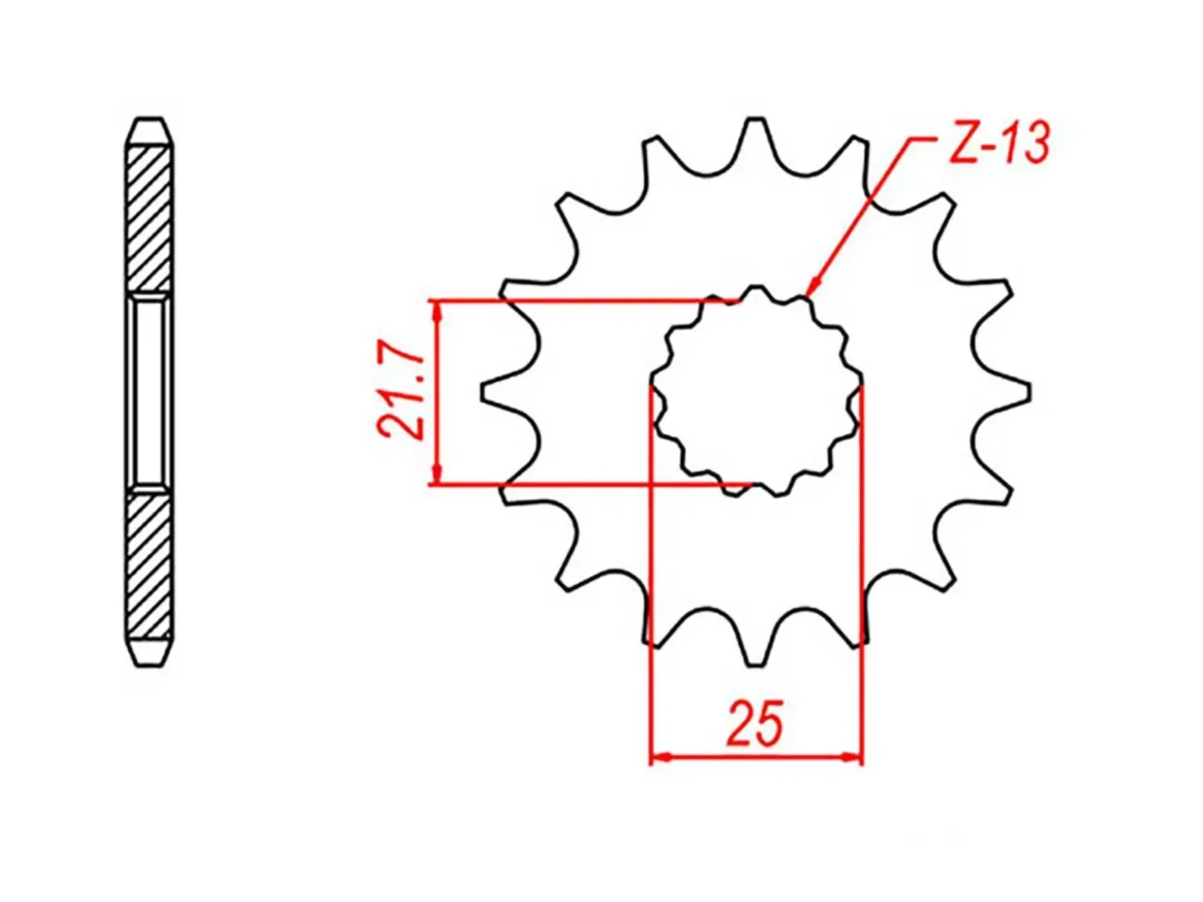 PIGNON MTX COMPATIBLE CST-1372:17