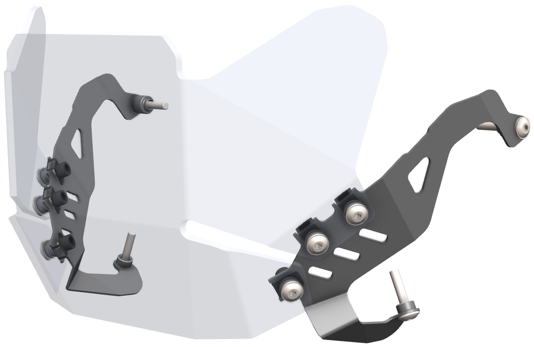 PROTEGE PHARE AVANT CFMOTO MT 450 TRANSPARENT