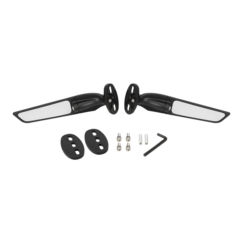 RETROVISEUR AERO-TECH SPORTIVE UNIVERSAL NOIR