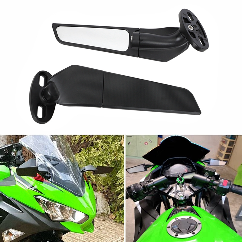 RETROVISEUR AERO-TECH SPORTIVE UNIVERSAL NOIR